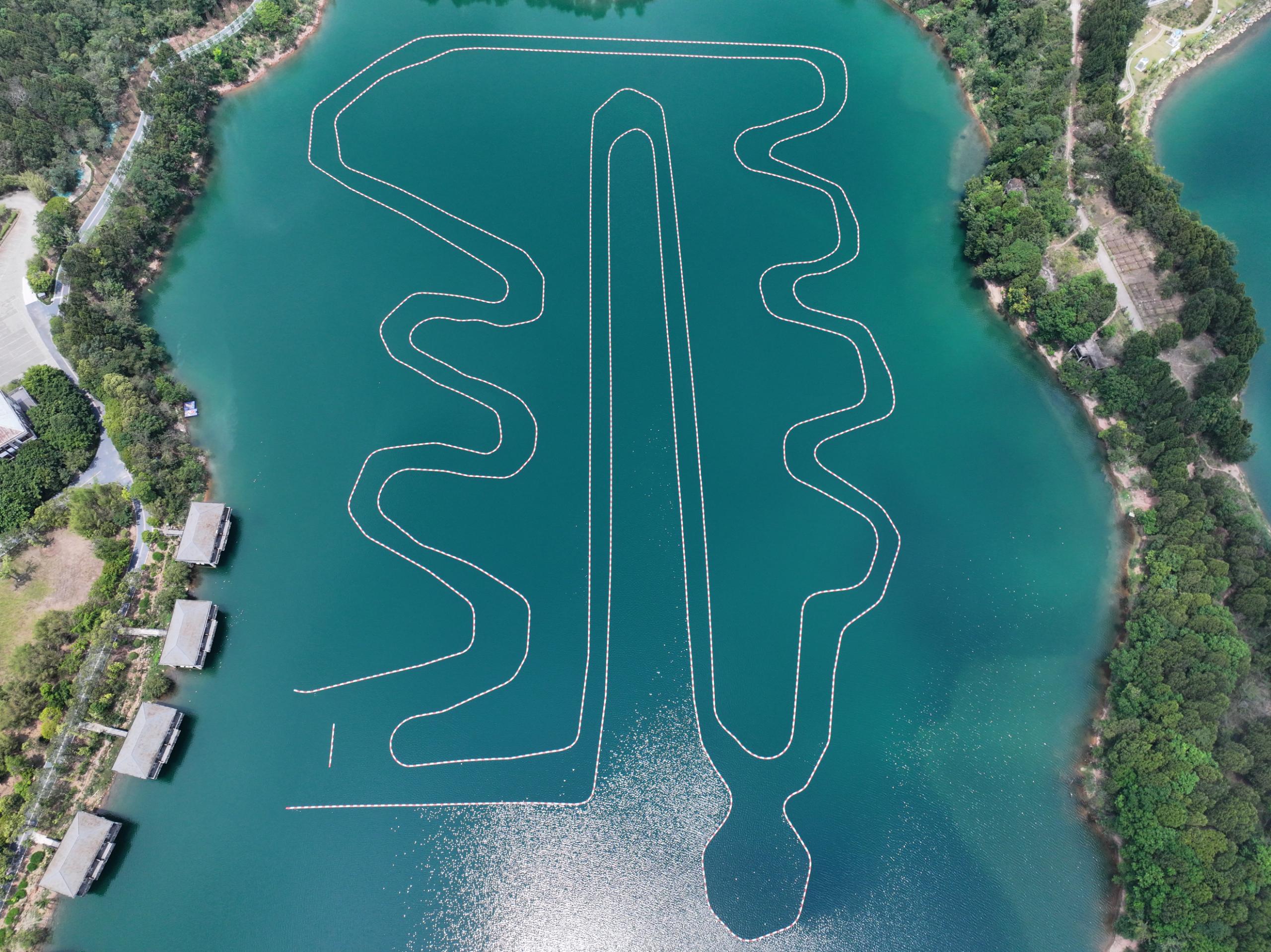 绵阳仙海湖冲锋舟赛道